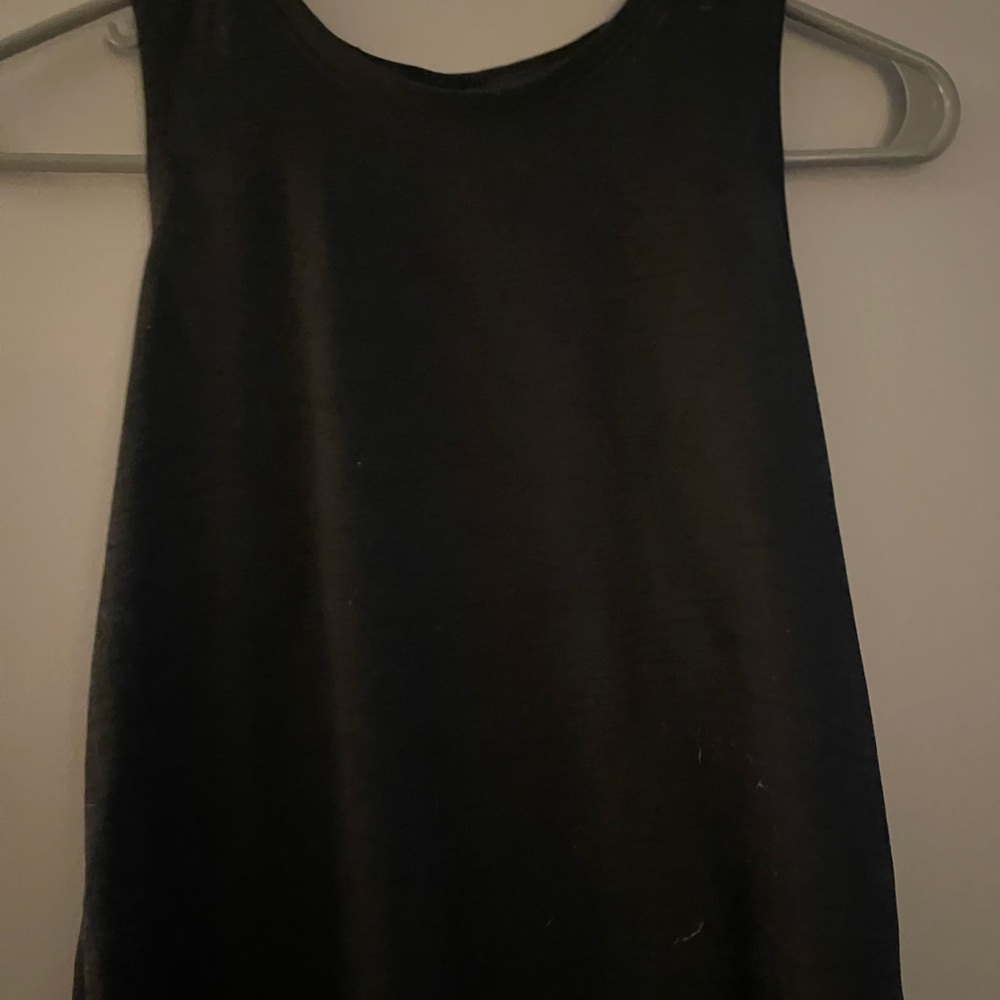 black tank top